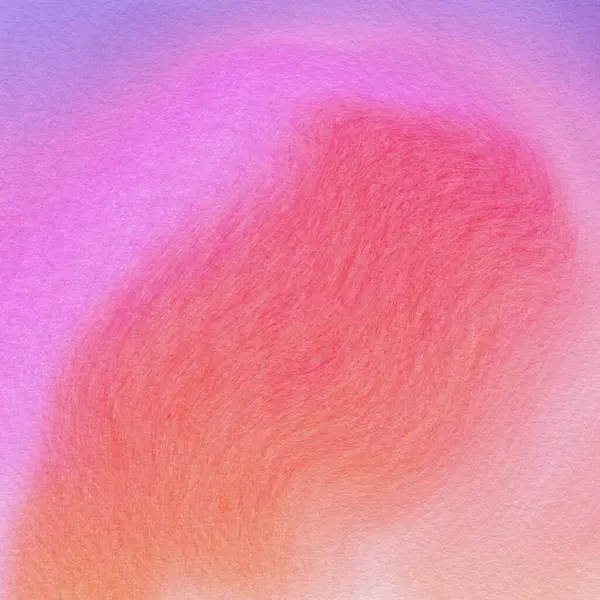 Ensemble Aquarelle Orange Bleu Rose Fond Écran Illustration Texture — Photo