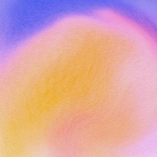 Akvarell Set Orange Blå Rosa Gul Bakgrund Illustration Tapet Textur — Stockfoto