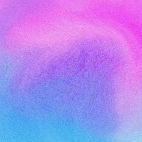 Conjunto Aquarela Azul Rosa Fundo Roxo Ilustração Papel Parede Textura — Fotografia de Stock