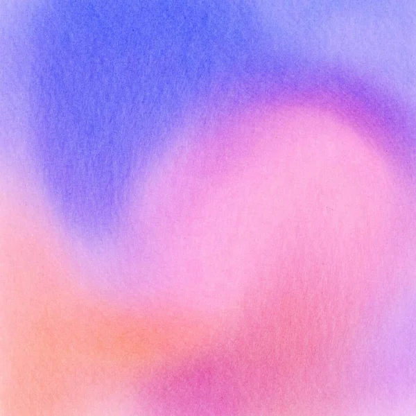 Sada Textur Akvarelu Peach Pink Blue Orange Background Illustration Wallpaper — Stock fotografie