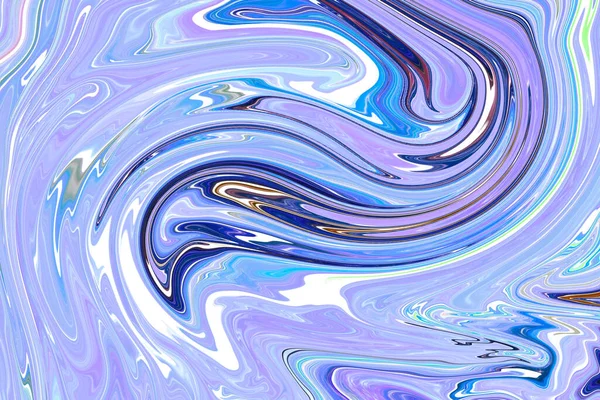 Liquid Blue Sfondo Illustrazione Carta Parati Texture — Foto Stock