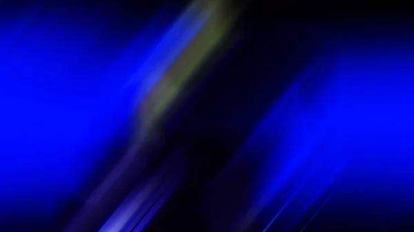 Fundo Azul Escuro Com Linhas Brilho Borradas — Fotografia de Stock