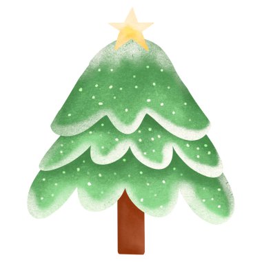 Kar yıldızlı Noel ağacı En iyi Noel Resimlerinde