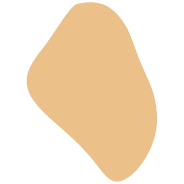  Soyut şekil izole edilmiş beyaz arkaplan kremi 