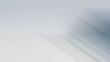 mavi çizgili modern beyaz arka plan. 3 boyutlu resimleme.