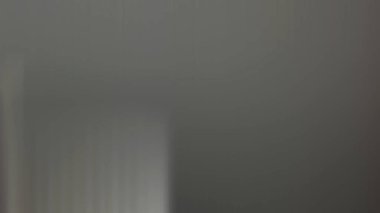 Tuvaleti ve aynası olan bir banyo.