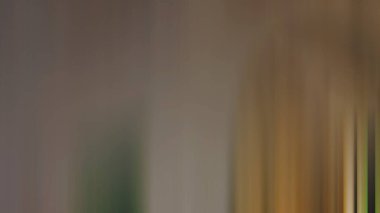 İçinde çiçek olan bir vazonun bulanık resmi.