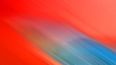 Kırmızı ve mavi arkaplanın bulanık fotoğrafı