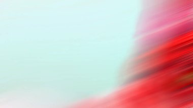 Kırmızı bir binanın bulanık bir resmi