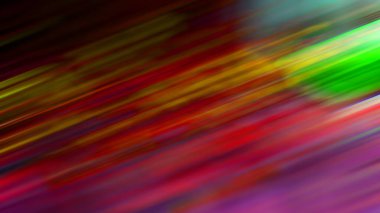 Yeşil ve kırmızı bir nesnenin bulanık görüntüsü