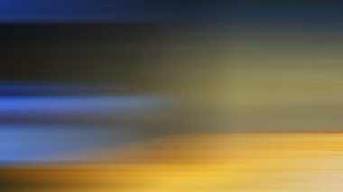 Sarı ve mavi plakalı bulanık bir fotoğraf.