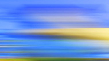 Gökyüzünde uçan bir uçağın bulanık bir resmi.