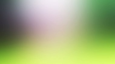 Kırmızı ve beyaz saati olan bulanık yeşil bir arkaplan