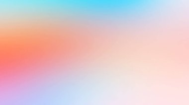 Renkli bir gökyüzünün bulanık arkaplanı