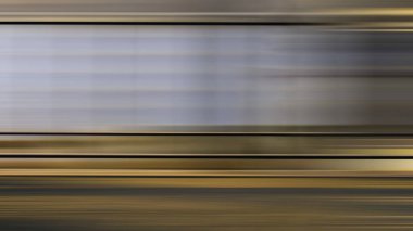 Hong Kong, Çin 'deki modern tramvayın soyut bulanıklığı