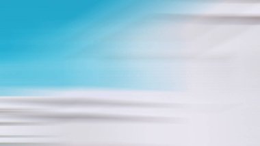 Bulanık cam efektli soyut arkaplan, hareket desenli şablon, mavi arkaplan üzerindeki bulanık desen.