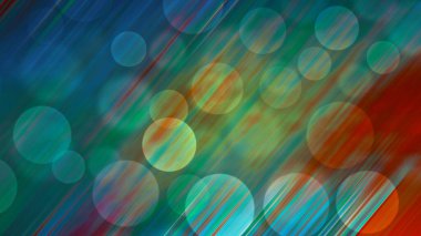 Işık çok renkli, çizgileri ve daireleri olan gökkuşağı vektör şablonu. Renkli çizgileri olan modern soyut illüstrasyon, doğa. iş ilanınız için tasarım.