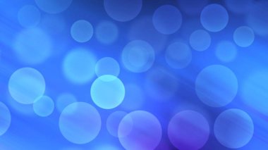 Çemberleri ve çizgileri olan koyu mavi bir vektör. Bulanık daire çizgileri olan ışıltılı dekoratif çizimler. Duvar kağıtları, broşürler için desen.