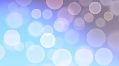 Açık mavi, dairesel kırmızı vektör arkaplan. Bulanık daireleri olan soyut simli çizimler. duvar kağıtları için kalıp, web sayfası