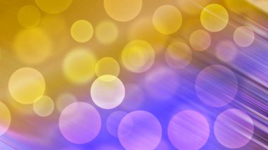 Açık mor, daireli sarı vektör şablonu. renkli noktalı modern soyut illüstrasyon. Reklamlarınız, posterleriniz, broşürleriniz için şablon.