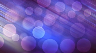 Açık mor arkaplan ve daireler. Doğa tarzında renkli baloncukları olan soyut bir illüstrasyon. Posterler, duvar kağıtları için desen.