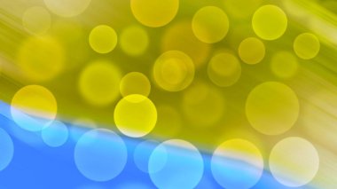 Açık Yeşil, çemberli sarı vektör arkaplanı.