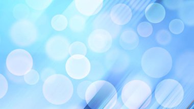 Kopyalama alanı olan mavi bokeh arkaplanı