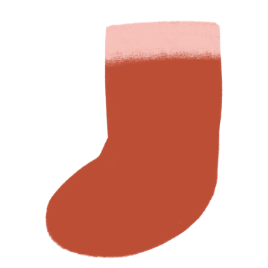 Süper Şirin Kırmızı Çoraplar Noel Resimleri