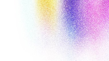 Renkli arkaplan, beyaz arkaplanda renkli konfeti