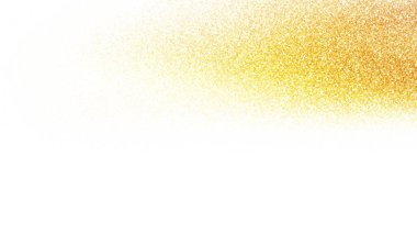 Beyaz arka planda altın parıltısı dokusu. Altın rengi. Altın patlama. Beyaz soyut arkaplanda altın patlama tanecikli soyut doku..