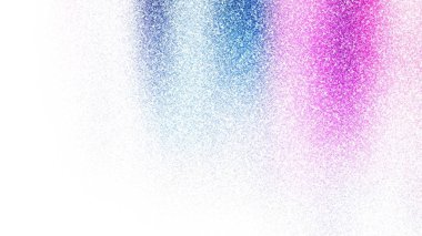 Beyaz arka plan üzerinde renkli sprey boya