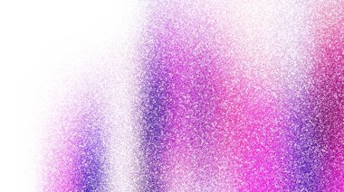 Beyaz zemin üzerinde soyut renkli suluboya ve dijital resim.