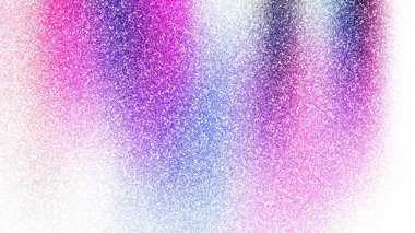 Beyaz arka planda çok renkli sprey boya