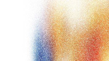 Beyaz arkaplanda soyut renkli suluboya. Dijital resim.