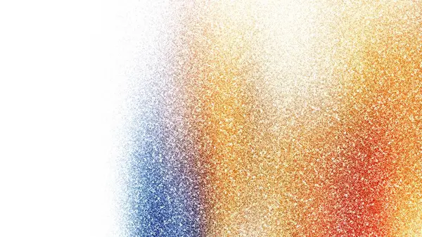 Beyaz arkaplanda soyut renkli suluboya. Dijital resim.