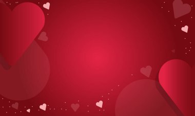 Modern background with shades of red, Valentine's themed...