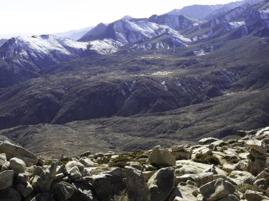 mountain rises above the surrounding landscape and is characterized by peak or ridge. And Snow is a type of precipitation during winter. can accumulate on the ground, is also an important source of freshwater for many ecosystems around the world. 