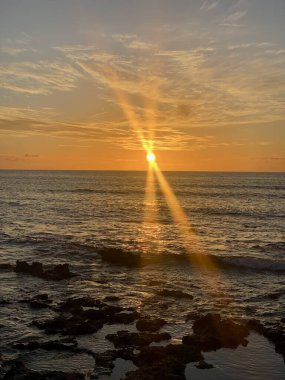 Deniz manzarası çok güzel.