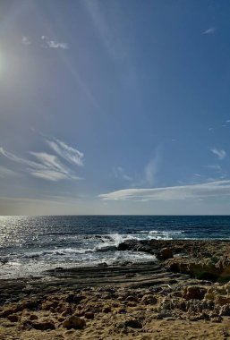 Güzel deniz manzarası. doğa arkaplanı