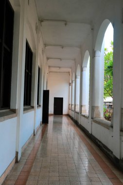 Semarang,December 2022.Lawang Sewu, Seribu Pintu is a building in Semarang, Central Java, Indonesia, the head office building of the Dutch East Indies Railway Company 
