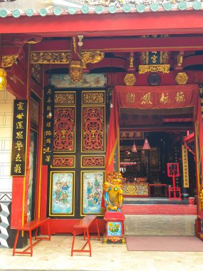 Tegal, January 2023. Tek Hay Kiong Temple, a place of worship for the Chinese community in Tegal