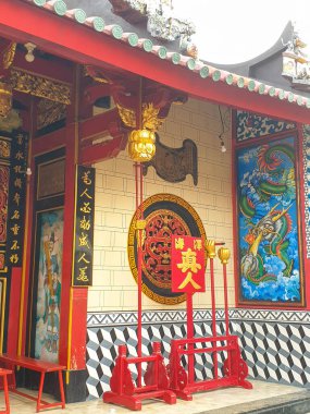 Tegal, January 2023. Tek Hay Kiong Temple, a place of worship for the Chinese community in Tegal