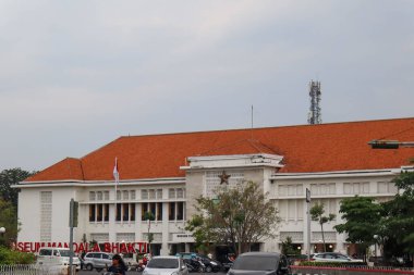 Semarang, December 2022. Portrait of the Struggle Mandala Bhakti Museum in the city of Semarang in the afternoon