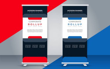 Modern pankart tasarım şablonu. Broşür. Yüksel. Sunum. Broşür. poster. Reklam. yazdırma ortamı