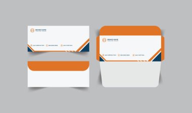 modern vektör zarf tasarım şablonu