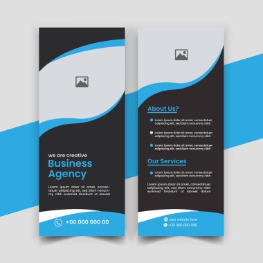 modern işletme rafı kartı veya dl şablon tasarımı