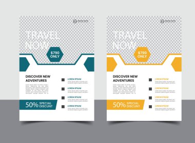 vektör seyahat turizmi ve seyahat şablonu