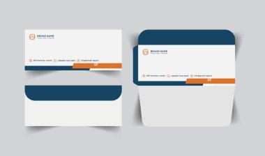 vektör modern stil zarf şablonu tasarımı