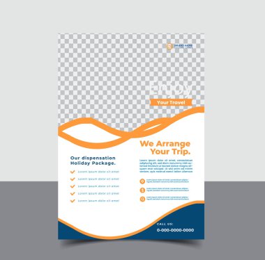 vektör seyahat turizmi ve seyahat şablonu