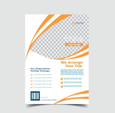 vektör seyahat turizmi ve seyahat şablonu